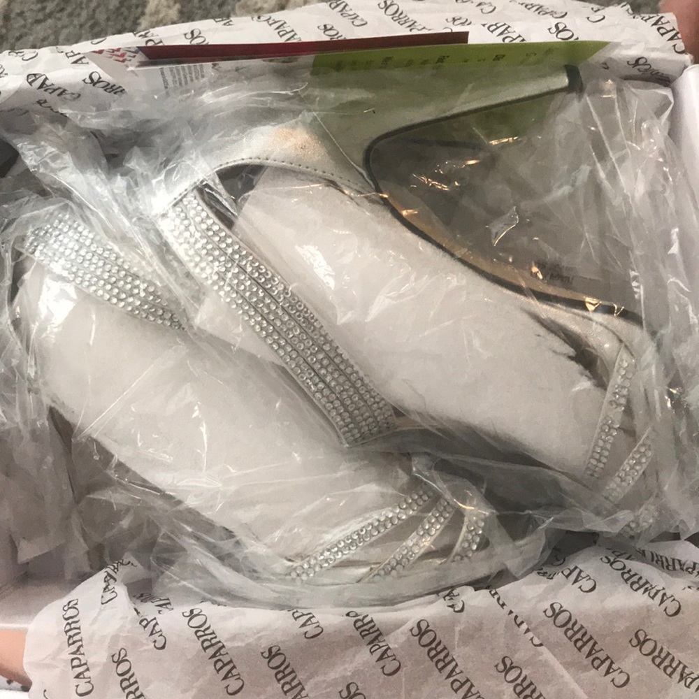 Rhinestone high heels